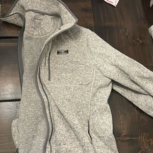 Full zip LL Bean sweatshirt EUC